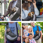 FDJASGY Pet Sling Carrier for Small Dogs Cats, Breathable Mesh Travelling Hand - Image 6