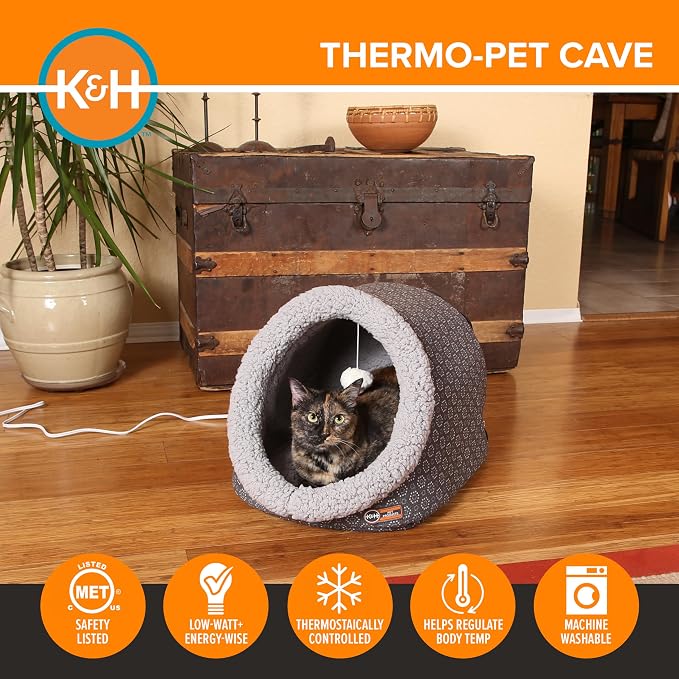 K&H Pet Products Heated Cat Bed - Image 4