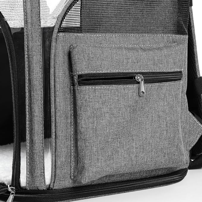 Cat Carrier Backpack for Small Medium Cats Dogs Backpack Puppies up to 26 Lbs - Image 4