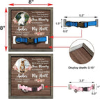 Personalized Pet Loss Gifts Dog Picture Collar Frame Pet Remembrance Memorial - Image 3