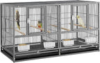 Yaheetech Stackable Bird Cage Divided Breeder Breeding Parakeet Bird Cage by Yaheetech