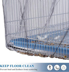 Mogoko Universal Bird Cage Seed Catcher, Seed Catcher Guard Net Cover, Parrot - Image 5