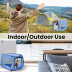 Beatrice Home Fashions Portable, Collapsible, Pop Up Kennel Travel Cat and Dog - Image 6