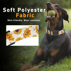 Dog Collar, Floral Boys Girls Puppy Collar - Image 4