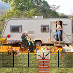 Puppy Playpen Indoor/Outdoor, 2 Add-On Panels Dog Pen Play Pen - Image 4