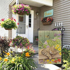 Sleeping Cat Garden Flag Double Sided Home Decorative, Spring Summer Garden - Image 7