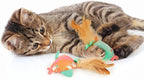 SmartyKat Silly Swimmers Crinkle Plush Catnip Cat Toys - Image 5