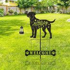 Labrador Metal Garden Stakes Yard Decor - Image 6