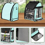 SUERTREE Bird Carrier Bag with Indestructible Stainless Steel Mesh, Bird Travel - Image 4