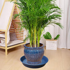 3 Pack of 25 26 inch Plant Saucer, 4.2" Depth, Large Deep Plastic Flower - Image 3