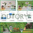 Artificial Plant Wall Roll: 72 X144 in UV-Anti Ivy Privacy Fence Screen Faux - Image 6