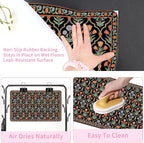 Pet Feeding Mat 20 x 12 Inch, Waterproof Non Slip Rubber Bowl Pad Mat - Image 3