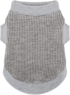 Cozy and Functional Dog Shirts for Small Puppies: Stretchable Grey Attire by Paiaite