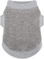 Cozy and Functional Dog Shirts for Small Puppies: Stretchable Gray Attire by Paiaite