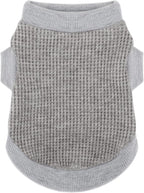 Cozy and Functional Dog Shirts for Small Puppies: Stretchable Gray Attire by Paiaite