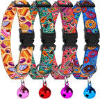 4PCS Breakaway Cat Collars by BUDKAS