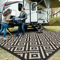 GENIMO Outdoor Rug for Patio Clearance, Reversible Plastic Straw Rugs for RV by GENIMO