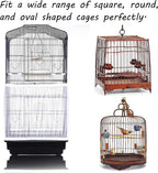 Tamu style Bird Cage Seed Catcher, Stretchy Form Fitting Mesh Skirt Cover - Image 5