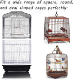 Tamu style Bird Cage Seed Catcher, Stretchy Form Fitting Mesh Skirt Cover - Image 5