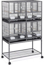 Yaheetech Stackable Divided Breeder Breeding Parakeet Bird Cage by Yaheetech