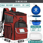 PetAmi Dog Backpack Carrier, Airline Approved Cat Backpacks - Image 6