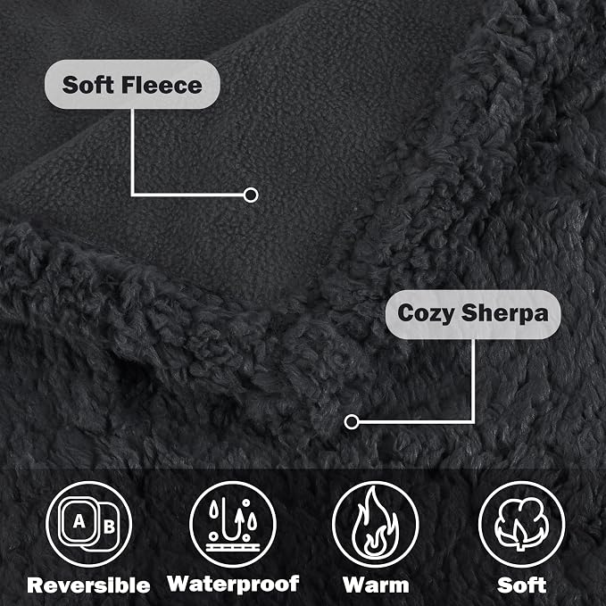 Kritter Planet Waterproof Dog Blanket, Reversible Water Proof Pet Blanket - Image 5