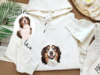 NAZENTI Custom Photo Pet Embroidered Sweatshirt, Custom Dog Face Embroidered - Image 7