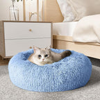 WESTERN HOME WH Calming Dog Bed & Cat Bed, Anti-Anxiety Donut Dog Cuddler Bed by WESTERNHOME