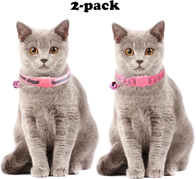 Yellow Cat Collar Breakaway, Break Away Kitten Collar - Image 2