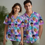 Custom Hawaiian Shirt with Face Photo Picture - Image 3