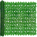 Artificial Ivy Privacy Fence Wall Screen: 48X120 in UV-Anti Faux Greenery by ODTORYHOME