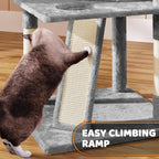 Yaheetech 68.5in Cat Tree for Large Cats, Large Condo, Stable Pet Play House - Image 6