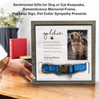 Customized Dog Collar Frame Memorial Pet Loss Sign - Image 7