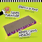 FAT CAT Big Mama's Scratch Cat Toy Box Includes 100% Organic Catnip Grown In - Image 5