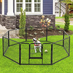 BestPet | Dog Playpen | 24 Inch, 8 Panels | Heavy Duty Metal Pet Exercise Pen | - Image 2