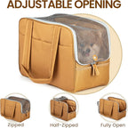 Dog Purse Carrier for Small Dogs – Cotton Padded Interior, Breathable Mesh & - Image 5
