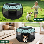 Love's cabin Pet Puppy Dog Playpen, Medium Dog Tent Crates Cage Indoor/Outdoor - Image 7