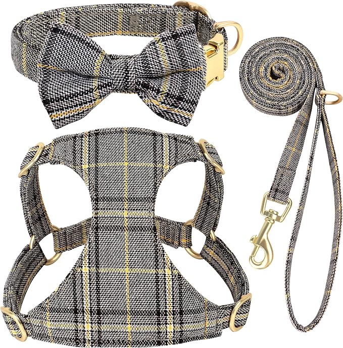 Beirui Cute Small Dog Harness Collar and Leash Set by Beirui