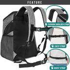 PetAmi Small Dogs and Cat Backpack Carrier, Airline Approved Pet Backpack - Image 5