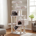 Hey-brother Large Multi-Level Cat Tree Condo Furniture by Hey-brother
