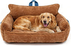 Orthopedic Dog Bed with Memory Foam, Washable Plush Pet Bed by Unknown