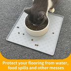 Ptlom Dog Food Mat Anti-Slip Bowl Mats - Image 6