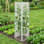 2 Pcs Garden Bird Netting for Triangle Plant Cage, Tomato Trellis Insect Bird - Image 6