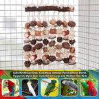 Deloky Extra Large Parrot Toy-Natural Wooden Chewing Tearing Toy - Image 4