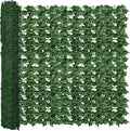 Artificial Fence Privacy Screen: 4FT x 20FT UV-Anti Faux Greenery Backdrop Ivy by ODTORYHOME
