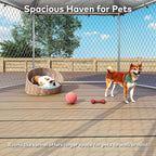 9.1x9.1 FT Outdoor Dog Kennel Heavy Duty Dog Enclosure - Image 7