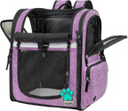 PetAmi Dog Backpack Carrier For Small Large Cat, Ventilated Pet Hiking Backpack - Image 8