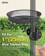 iBorn Bird Feeders Station Mesh Tray and Ring - Image 6