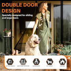 Double Door Fiberglass Magnetic Screen Door，Screen Door Mesh，Keep Bugs Out - Image 5