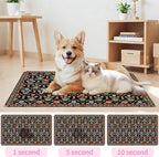 Pet Feeding Mat 20 x 12 Inch, Waterproof Non Slip Rubber Bowl Pad Mat - Image 5